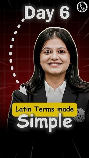 Day 6: Ipso Facto | Must-Know Legal Latin Terms for Law Exams #PW #CLAT