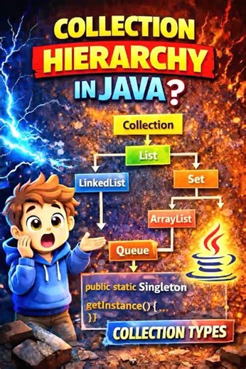 Collection Hierarchy In Java? #shorts #viral #java #learning #coding