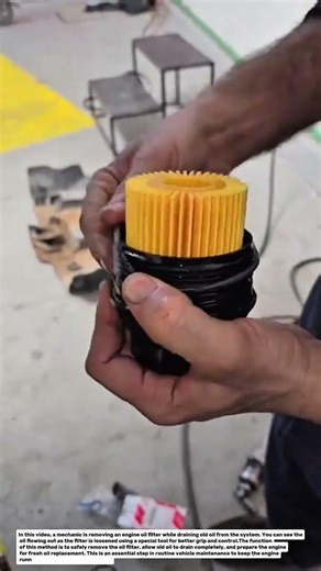 Smart Oil Filter Installation Technique | Clean & Proper Engine Maintenance Hack.