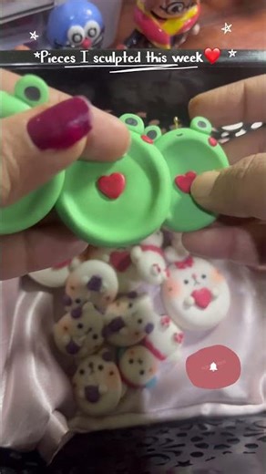 Weekly Clay Sculpting ✨ Handmade Miniatures #Shorts #artistonyoutube #ytshorts #viral #claycharms