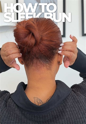 Nothing beats a low bun🌟🧚🏽 edge wax @colorsandcare edge control fron Kiss edge brush @Amazon brown scrunchie 1 bobby pin #hairstyles #lowbun #sleekhair #fyp #blackgirlhair