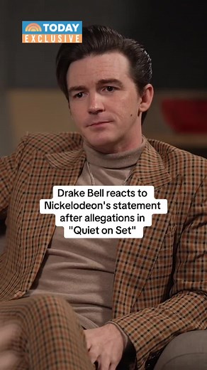 In an exclusive interview with TODAY, Drake Bell reacts to the statement Nickelodeon released in response to the multiple allegations of abuse made by former child actors while working for the network. Bell says his dad was