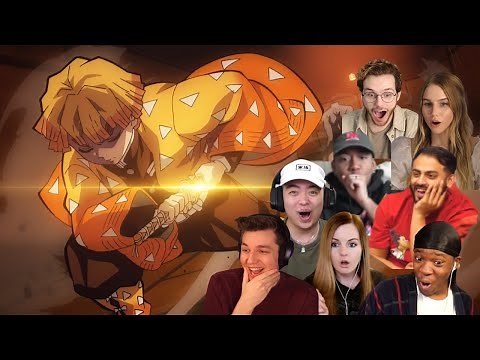 [ZENITSU SHOCKED US]| Demon Slayer Episode 12 Reaction Compilation