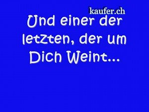 Und Wenn Ein Lied Lyrics