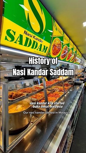 The history behind the famous Nasi Kandar Saddam! #malaysianfood #food #yummy