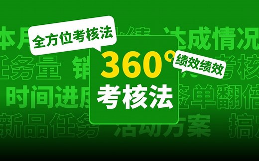 【绩效管理】绩效考核大法之360°全方位考核法