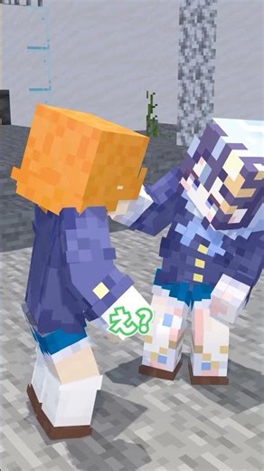 That villager definitely has a crush on Yuragi! [Yuragi Yura/Millipro] #Minecraft