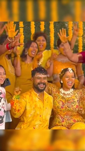 Shivu Manasa Haldi Function😍💖#gichigiligili