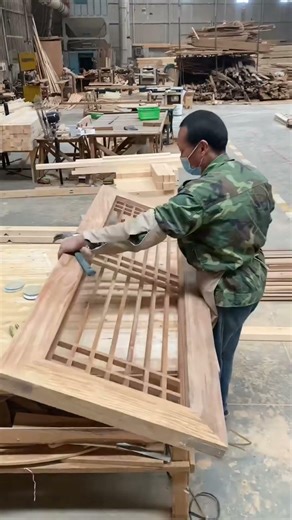 Wood door working door and Windows new section