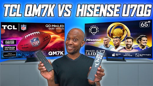Watch Hisense U7QG VS TCL QM7K Comparison on Amazon Live