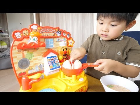 スマートアンパンマンキッチン＆アンパンマンラーメンセットで遊んでみた Anpanman kitchen