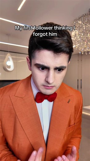 My First Follower Thinking I Forgot Him