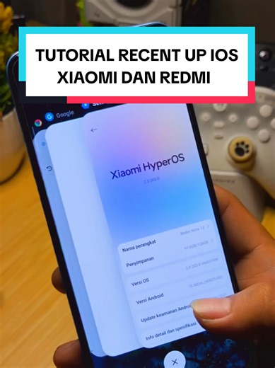 Tutorial Recent Up IOS untuk Poco F7