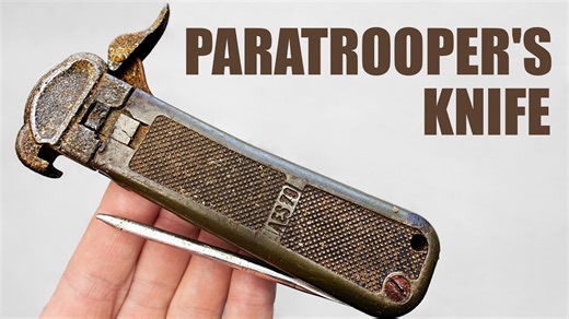 From broken to functional: Paratrooper’s gravity knife repair