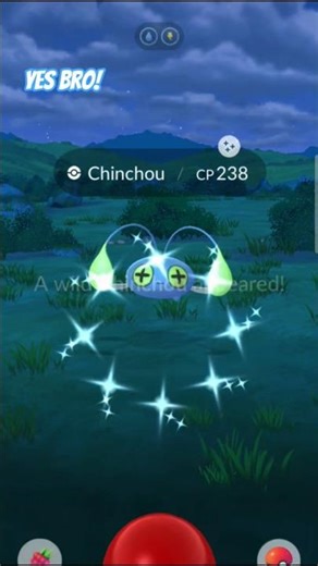 Yes bro! Shiny Chinchou in Pokémon Go! #yesbro #shinypokemon #pokemongo #shiny #chinchou #pokemon