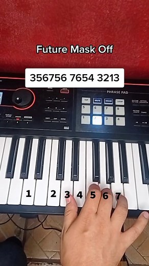 Future Mask Off Piano Tutorial #maskoff #pianotutorial #futuremaskoff #foryou | Ponchopiano