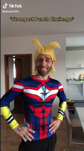 Anime Strongest Punch Challenge #anime #saitama #goku #beerus #allmight