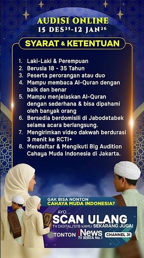 Indonesia Mencari DAI Muda! Mereka yang Membawa Makna, Bukan Sekedar Bicara Tapi Menyinari