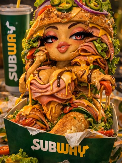 Subway ASMR PT 2!!! Would You Eat It? #fyp #foryou #foryoupage #viral #trending #tiktokviral #foodtok #oddlysatisfying #foodasmr #aivideo #aiart #satisfyingvideosss