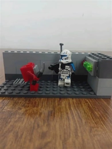 Impostor vs Captain Rex lego among us stop motion.