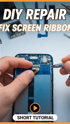 Mobile LCD Ribbon Cable Repair Without Machine