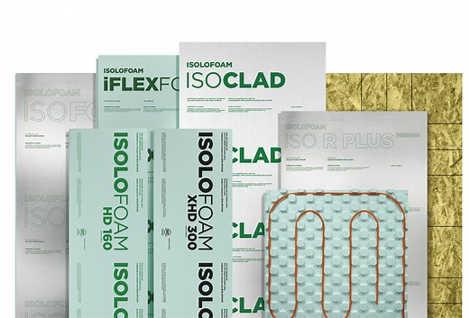 ISORAD V2: Hydronic radiant floor heating insulation - Under slab | Isolofoam