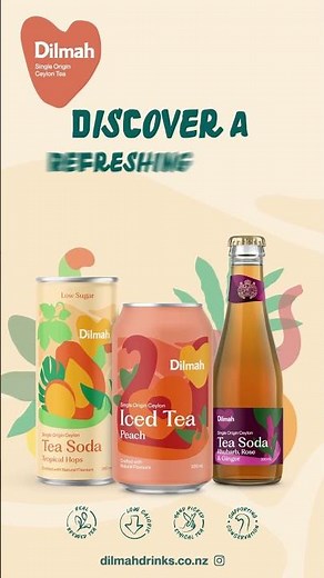 Cool Down with the Refreshing Antioxidant Goodness of Dilmah Lemon Iced Tea!