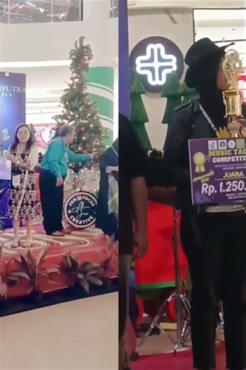 Sifa juara 1 Kategori Drumer terbaik kompetisi talenta