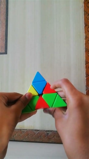 how to solve triangle cube #shortvideo #youtubeshorts