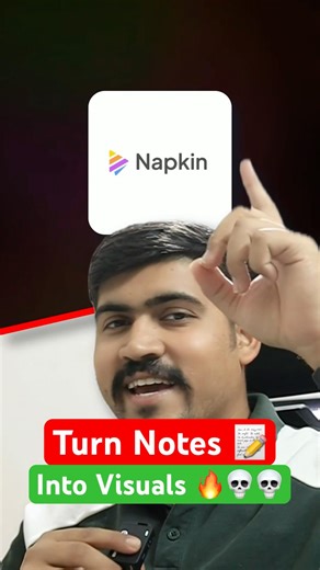 Turn Your Boring Notes Into Visuals Using Napkin AI - Student Must Use this Website #study #napkinai