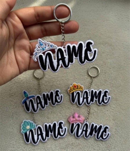 Personalized Disney Keychain With Name, Custom Princess Tiara Key Ring, Ariel Shell Crown Tag, Rapunzel Belle Crown Gift for Disney Trip - Etsy