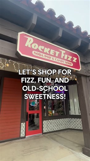 Visit Bakersfield on Instagram: "Feeling nostalgic? Experience a sweet blast from the past at Rocket Fizz Soda Pop & Candy Shop (@rocketfizz_bakersfield)! 🚀 🍬 They carry a wide variety of unique sodas, candies, and treats from all over! 🍭 Rocket Fizz has candies that span multiple generations—from your grandma’s favorite Bit-O-Honey candies, to your 90s favorite Fun Dip, and even your newest obsession, Nerds Gummy Clusters! (Yeah, you didn’t think we’d forget those—did you? 😏) 🥤Not to menti