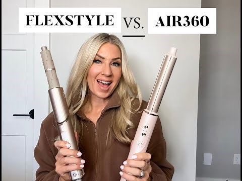Air Styling Tools Comparison Video - T3 Aire360 versus Shark Flexstyle Hair Stylers