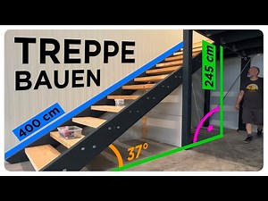 TREPPE BAUEN - einfach erklärt für LAIEN OHNE VORWISSEN