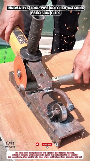 🔧 Innovative Tool Pipe Notcher Machine Precision Cuts