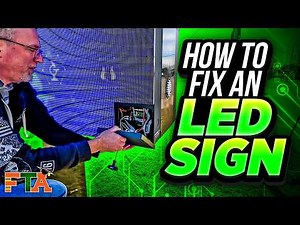 LED Sign Not Working? Secret Hex Holes + Easy Panel Removal