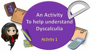 Dyscalculia Simulation Activity #1