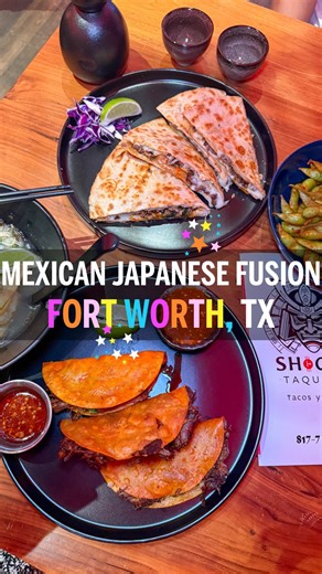 Fort Worth Love List on Instagram: "✨🌮 NEW MEXICAN + JAPANESE FUSION RESTAURANT IN FORT WORTH 🥟 // 🇯🇵 SHOGUN BIRRIA TACOS, RAMEN MENUDO, BOBA AGUA FRESCAS 🇲🇽✨ #FortWorthLoveList // A New Mexican + Japanese fusion restaurant is opening this Thursday in Fort Worth! @shoguntaqueria has an amazing menu that combines all of your fav Mexican and Japanese classics. 🌮🥟 The menu includes items like shogun birria tacos, menudo ramen, a kimchi quesadilla and matcha churros. There are also signature