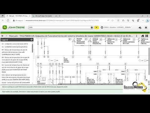 Lectura de diagramas eléctricos John Deere con Service Advisor Parte 1