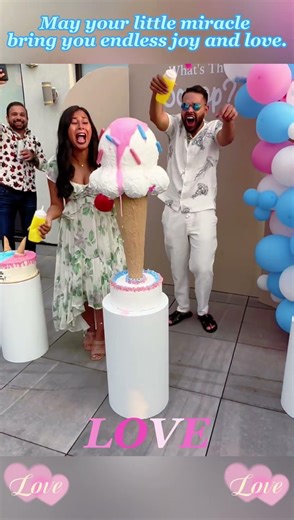 The best gender reveal 💐💐💐 #genderreveal #baby #genderrevealparty #foryou #fyp