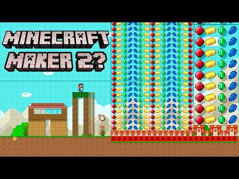 Testing EVERY Power-Ups in MINECRAFT Style! | Super Mario Maker 2 Course Maker Experiment!