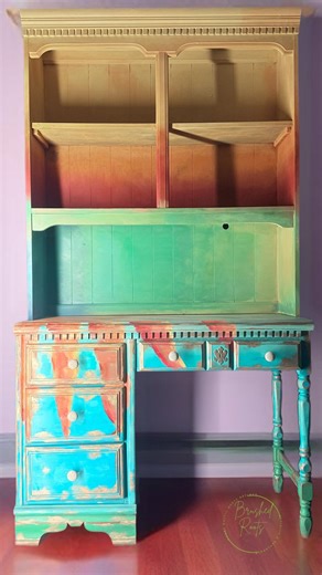 Handpainted Sunshine Desk - Homework Desk, Daughter's Room Decor - Etsy