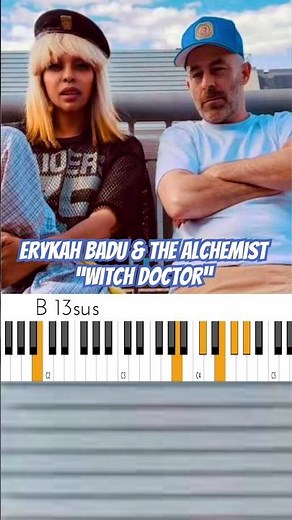 Erykah Badu & The Alchemist “Witch Doctor” Chords 🔥🎹🔥 #musicianparadise