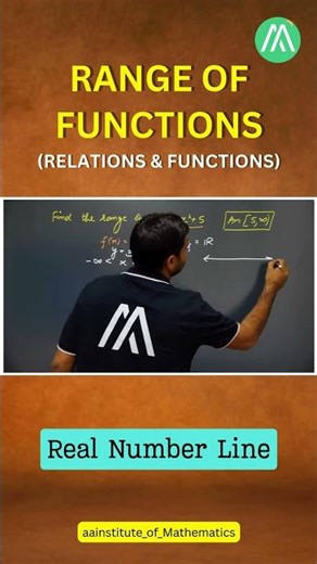 Range of Functions | Relations & Functions Class 11 | Complete Concept | Sunder Sir