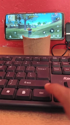 How to play Free fire in mobile with keyboard #shorts#viralshorts#gaming#pcgaming#gamingsetup