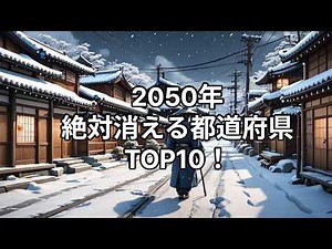 少子高齢化が止まらない…2050年人口減少率トップ10の都道府県