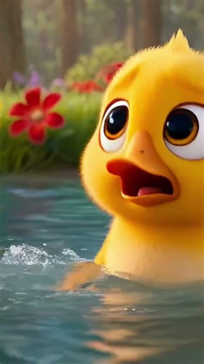 Rabbit Saves Tiny Duck 🐰🦆 | Emotional Animal Friendship Story | Cute Animation #shorts