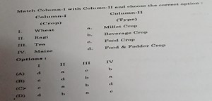 Mntels Columm-I with Column-II and dhoone the oorreet option :... | Filo