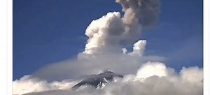 Seguirán explosiones y caída de ceniza del Popo