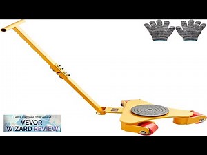 VEVOR Machinery Skate Dolly 6614 LBS/3T Industrial Machinery Mover with Handle Carbon Review